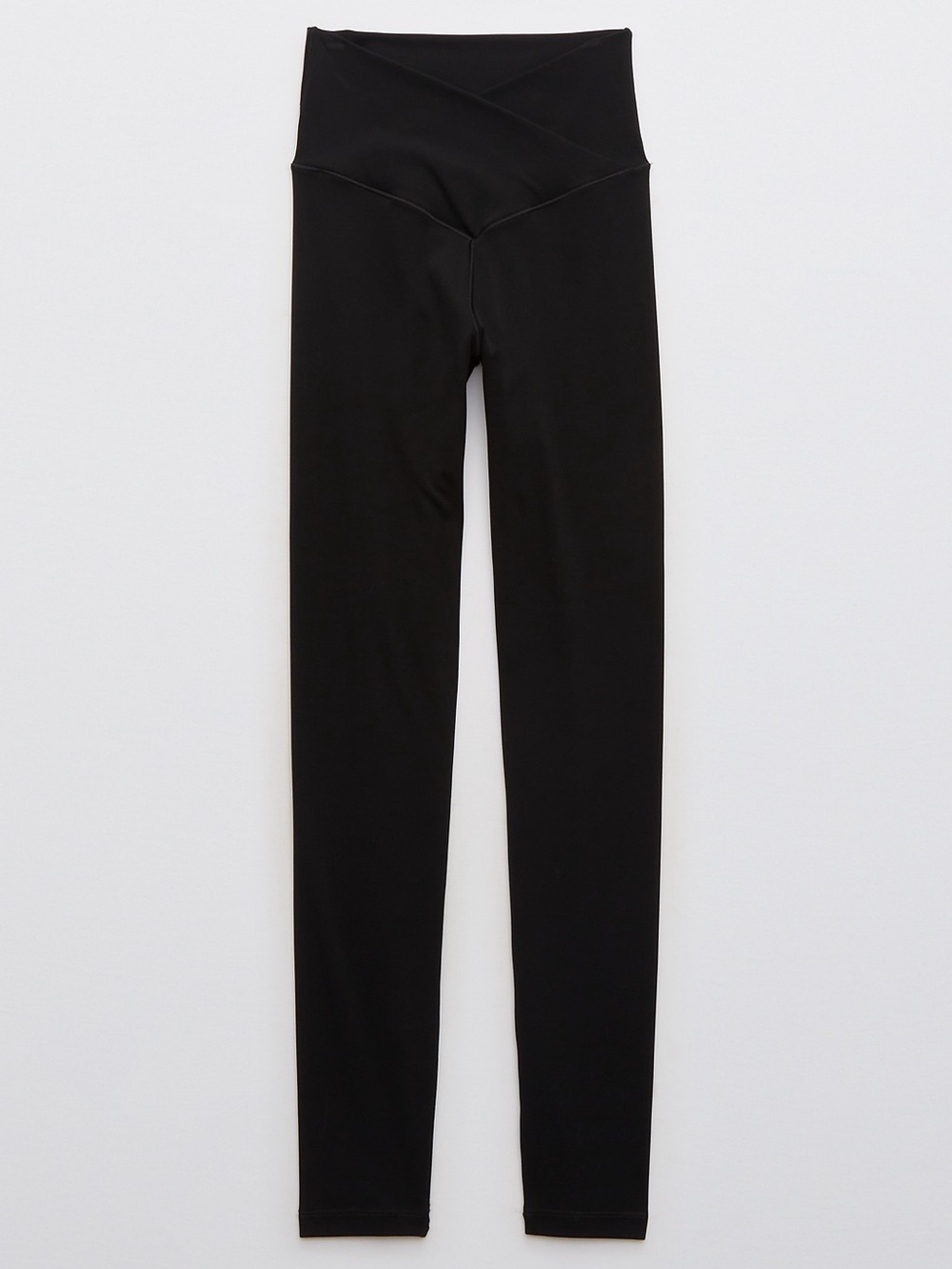 OFFLINE by Aerie Real Me 7/8 High Rise Crossover Leggings Black Sz Large